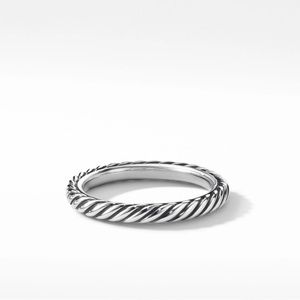 David Yurman Cable Collectibles® Stack Ring in Sterling Silver